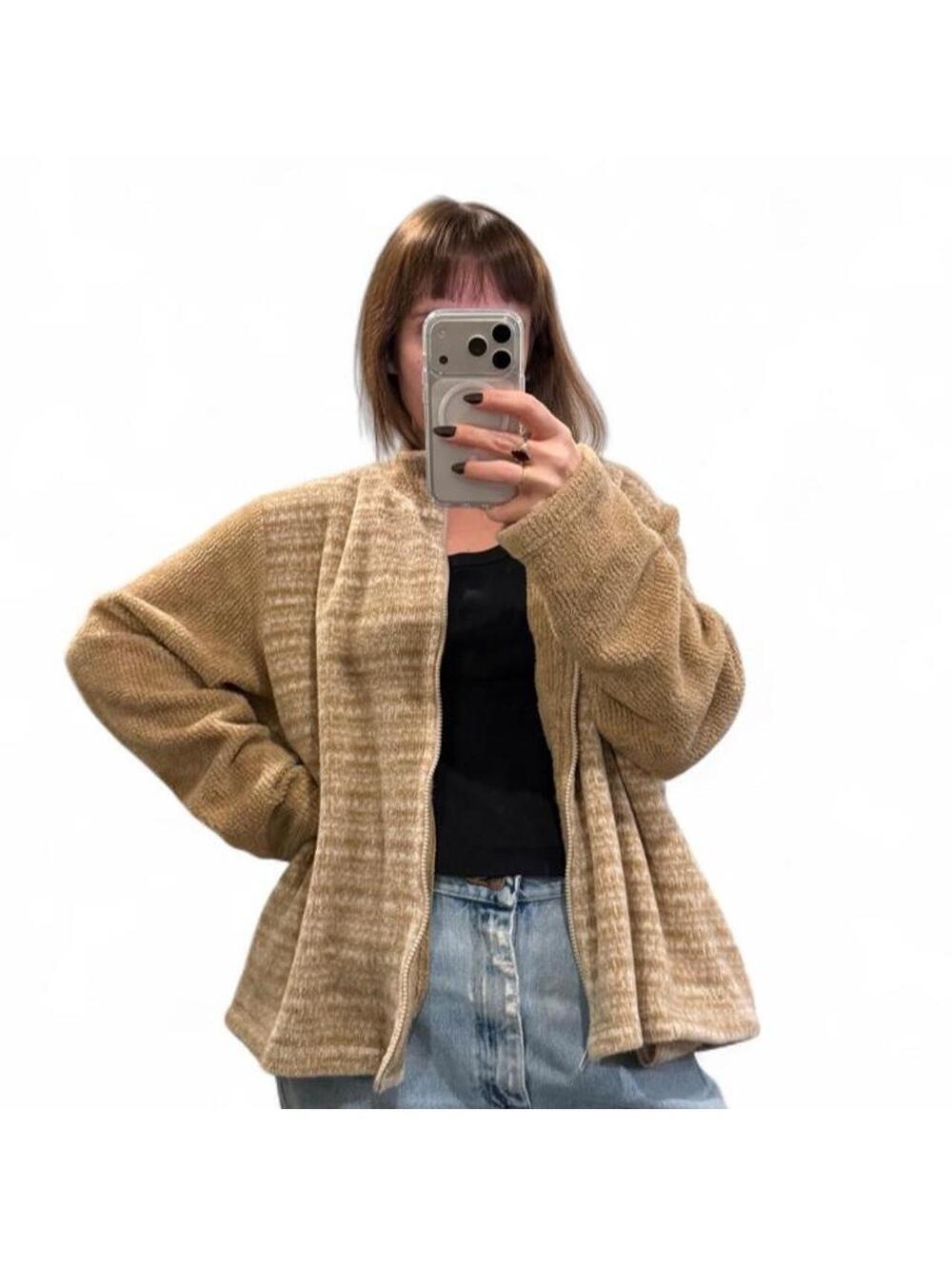 Vintage 90’s Teddy Fleece Zip Jacket